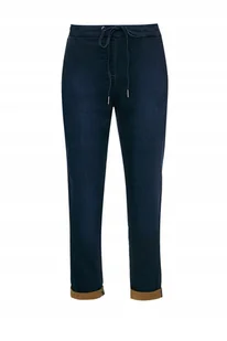 Taifun 220030-11177, joggery damskie, r.48, granatowe - Spodnie damskie - miniaturka - grafika 1