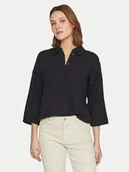 Koszule damskie - Vila Koszula Lania 14089485 Czarny Regular Fit - miniaturka - grafika 1