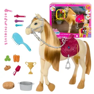 Barbie Wielki Pościg Kucyk Tornado Interaktywna Figurka Dźwiękowa Elementy Ruchome - Lalki dla dziewczynek - miniaturka - grafika 1