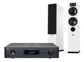 Zestawy stereo - NAD C 389 (czarny) + Tesi 5 (biały) - miniaturka - grafika 1