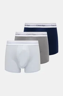 Calvin Klein Underwear bokserki 3-pack męskie kolor niebieski 000NB3954A - Majtki męskie - miniaturka - grafika 1