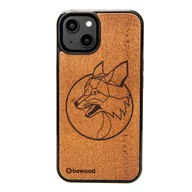 Etui i futerały do telefonów - Drewniane Etui Bewood iPhone 14 LIS MERBAU - miniaturka - grafika 1