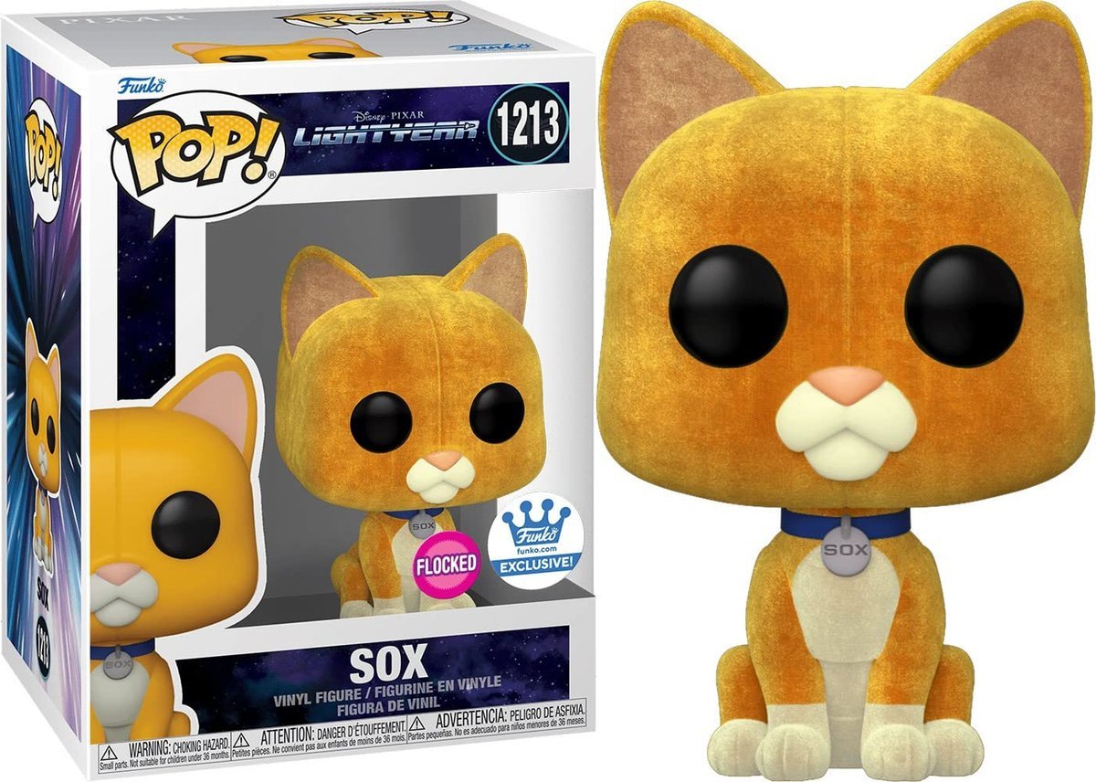 Funko POP Lightyear Buzz 1213 Sox Flocked Special Edition