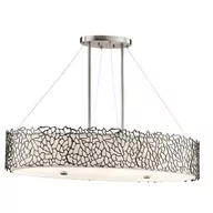 Lampy sufitowe - Elstead Lighting Lampa wisząca SILVER CORAL KL/SILCORAL/ISLE - Lighting KL/SILCORAL/ISLE - miniaturka - grafika 1