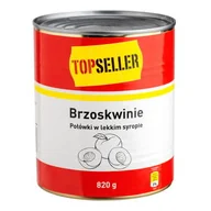 Zdrowa żywność - Brzoskwinie Połówki W Lekkim Syropie 820G Topseller - miniaturka - grafika 1