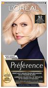 Farby do włosów i szampony koloryzujące - Loreal Feria Preference 92 Iridescent Blonde Bardzo jasny - miniaturka - grafika 1