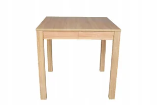 Stół rozkładany 80x80-200cm sonoma craft złoty - Stoły - miniaturka - grafika 1