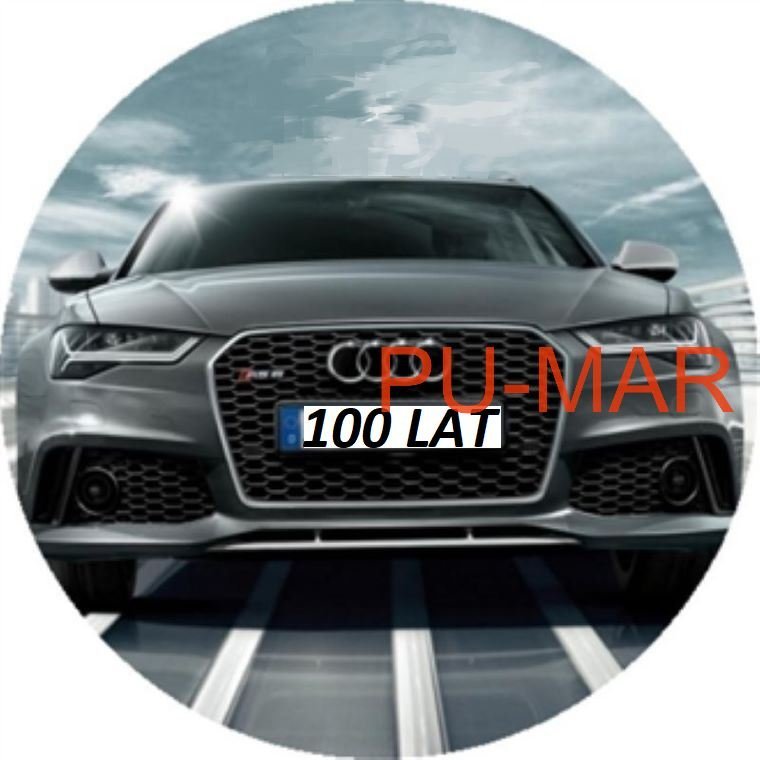 Opłatek na tort Audi