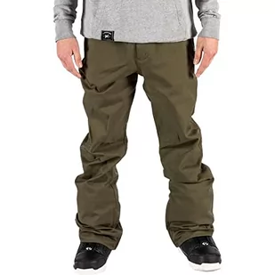 L1 Premium Goods Męska kurtka narciarska Thunder Pant 22 2-warstwowe spodnie funkcyjne o wodoodporności 20 000 mm, Wojskowy, L - Kurtki męskie - miniaturka - grafika 1