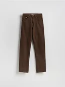 Spodnie damskie - Reserved - Jeansy straight leg - dark grey jeans - miniaturka - grafika 1