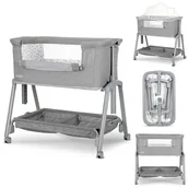 Łóżeczka i kojce - ŁÓŻECZKO DOSTAWNE 2W1 DO SYPIALNI REGULOWANE 0+ LORELLI LAYLA - miniaturka - grafika 1