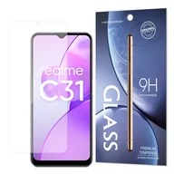 Szkła hartowane na telefon - Tempered Glass szkło hartowane 9H Realme C31 (opakowanie – koperta) - miniaturka - grafika 1