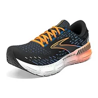 Sneakersy męskie - Brooks Męskie sneakersy Glycerin GTS 20, czarne/klasyczne niebieskie/pomarańczowe, 8 UK, Black Classic Blue Orange, 42.5 EU - miniaturka - grafika 1