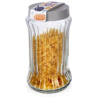 Pojemniki kuchenne - Pojemnik na produkty sypkie szklany 1,6 l - miniaturka - grafika 1