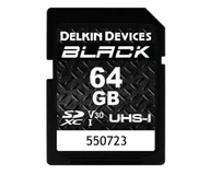 Karty pamięci - Delkin Devices 64GB SDXC BLACK Rugged UHS-I V30 - miniaturka - grafika 1