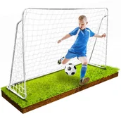 Piłka nożna - Bramka  piłkarska do gry w piłkę nożną + Siatka, kotwy - miniaturka - grafika 1