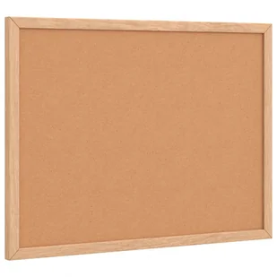 vidaXL Tablica korkowa z ramą z litego drewna sosnowego 40x30 cm - Tablice interaktywne - miniaturka - grafika 1
