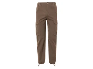 LIVERGY® Spodnie cargo męskie z bawełny (Brązowy, XL (56/58)) - Spodnie męskie - miniaturka - grafika 1