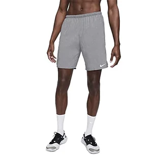 Nike Szorty męskie Challenger szary Smoke Grey/Heather/Reflective Silver l - Spodenki damskie - miniaturka - grafika 1