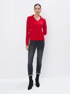 Spodnie damskie - Mohito - Jeansy boyfriend - szary - miniaturka - grafika 1