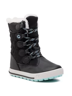 Buty dla dziewczynek - Merrell Śniegowce Heidi Wtrpf MK163215 Czarny - grafika 1