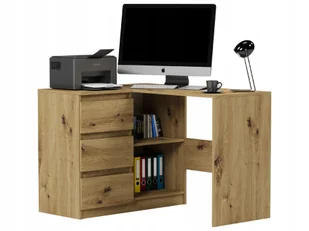 Biurko Narożne Komputer artisan N4L lewe - Biurka - miniaturka - grafika 1