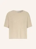 Swetry damskie - Marc O'polo Koszulka Z Dzianiny beige - Marc O'Polo - miniaturka - grafika 1