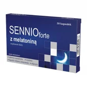Układ nerwowy - VitaDiet VITADIET Sennio forte z melatoniną 30 kapsułek (przy 2 sztukach - Melatonina 1mg GRATIS) 3155221 - miniaturka - grafika 1