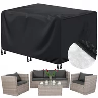 Pokrowce na meble ogrodowe - Pokrowiec Na Meble 180X120X74 Cm Czarny, Wodoodporny - miniaturka - grafika 1