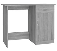Biurka - Elior Biurko z szafką w kolorze szarego dębu sonoma T3-R28 - miniaturka - grafika 1