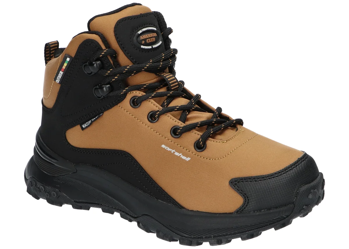 AMERICAN CLUB HL229 SOLIDNE OCIEPLANE TREKKINGI LEKKIE TRAPERY BUTY ZIMOWE ŚNIEGOWCE CA 39