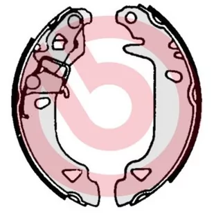 Zestaw szczęk hamulcowych Brembo S 23 547 - Układ hamulcowy - akcesoria - miniaturka - grafika 1