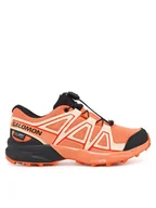 Buty trekkingowe dziecięce - Salomon Trekkingi Speedcross Waterproof L47733600 Pomarańczowy - miniaturka - grafika 1