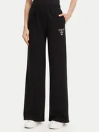 Spodnie sportowe damskie - Guess Spodnie dresowe V5RB12 KC3D2 Czarny Regular Fit - miniaturka - grafika 1