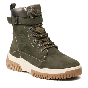 Botki Tom Tailor 219210100 Zielony - Botki damskie - miniaturka - grafika 1