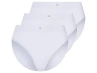 Majtki damskie - esmara® Majtki figi damskie z biobawełną, 3 pary (Biały, S(36/38)) - miniaturka - grafika 1