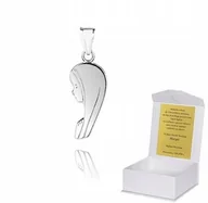 Biżuteria dla dzieci - 925 Srebrny Medalik Katolicki 925 0,79g 2,5cm M14 - miniaturka - grafika 1