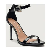 Sandały damskie - Guess Sandały na szpilce INSRAA z dodatkiem skóry - miniaturka - grafika 1