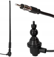 Anteny samochodowe - Uniwersalna Antena Samochodowa 40 Cm Z Przewodem 1.3 M - miniaturka - grafika 1