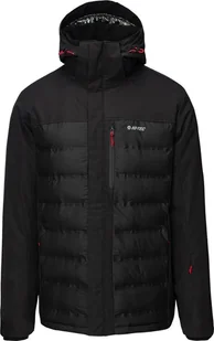 Kurtka męska hitec Męska kurtka puchowa z kapturem ocieplana narciarska pikowana Hi-tec Helten rozmiar XXL - Kurtki męskie - miniaturka - grafika 1