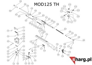 Śruba mocująca kabłąk przednia Hatsan MOD 33 - 155, Dominator 200, Striker, Proxima (777) - Osprzęt do wiatrówek - miniaturka - grafika 23