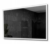 Lustra - ﻿Lustro Łazienkowe Podświetlane LED 160x100 BOSTON - miniaturka - grafika 1