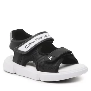 Buty dla chłopców - Sandały Calvin Klein Jeans V3B2-80614-0211 S Black 999 - grafika 1