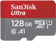 Karty pamięci - Karta SanDisk SanDisk Ultra - Flash-Speicherkarte microSDXC-an-SD-Adapter inbegriffen - 128 GB - A1 / UHS-I U1 / Class10 - microSDXC UHS-I - miniaturka - grafika 1