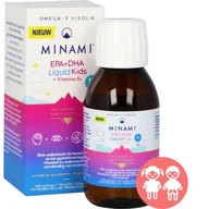Witaminy i minerały - Minami - DHA+EPA Kids + Witamin D3, Natural Orange & Berry, Płyn, 100 ml - miniaturka - grafika 1