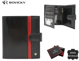 Portfel Męski W Orientacji Pionowej Ze Skóry Naturalnej Lumarko! - Portfele - miniaturka - grafika 1