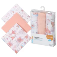 Pieluchy - Babyono Pieluszki Muślinowe Super Miękkie Bawełniane 3 szt. 3-Pak - miniaturka - grafika 1