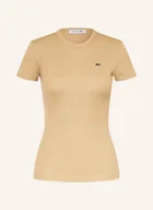 Koszulki i topy damskie - Lacoste T-Shirt beige - LACOSTE - miniaturka - grafika 1