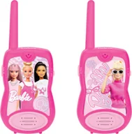 Zabawki interaktywne dla dzieci - Zestaw Walkie Talkie BARBIE Krótkofalówki 200m LEXIBOOK TW12BB - miniaturka - grafika 1