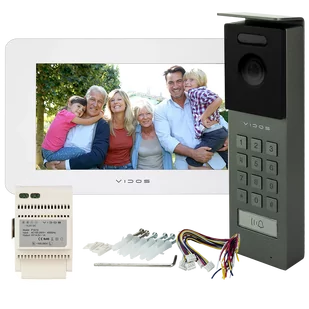 Zestaw wideodomofon WiFi M12W+S12D  - Vidos X - Wideodomofony - miniaturka - grafika 2